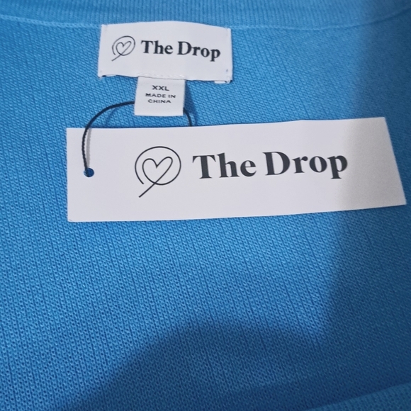 The Drop Women's Giselle Asymmetrical Neckline Midi Pull on Dress Size XXL NWT - Picture 6 of 7